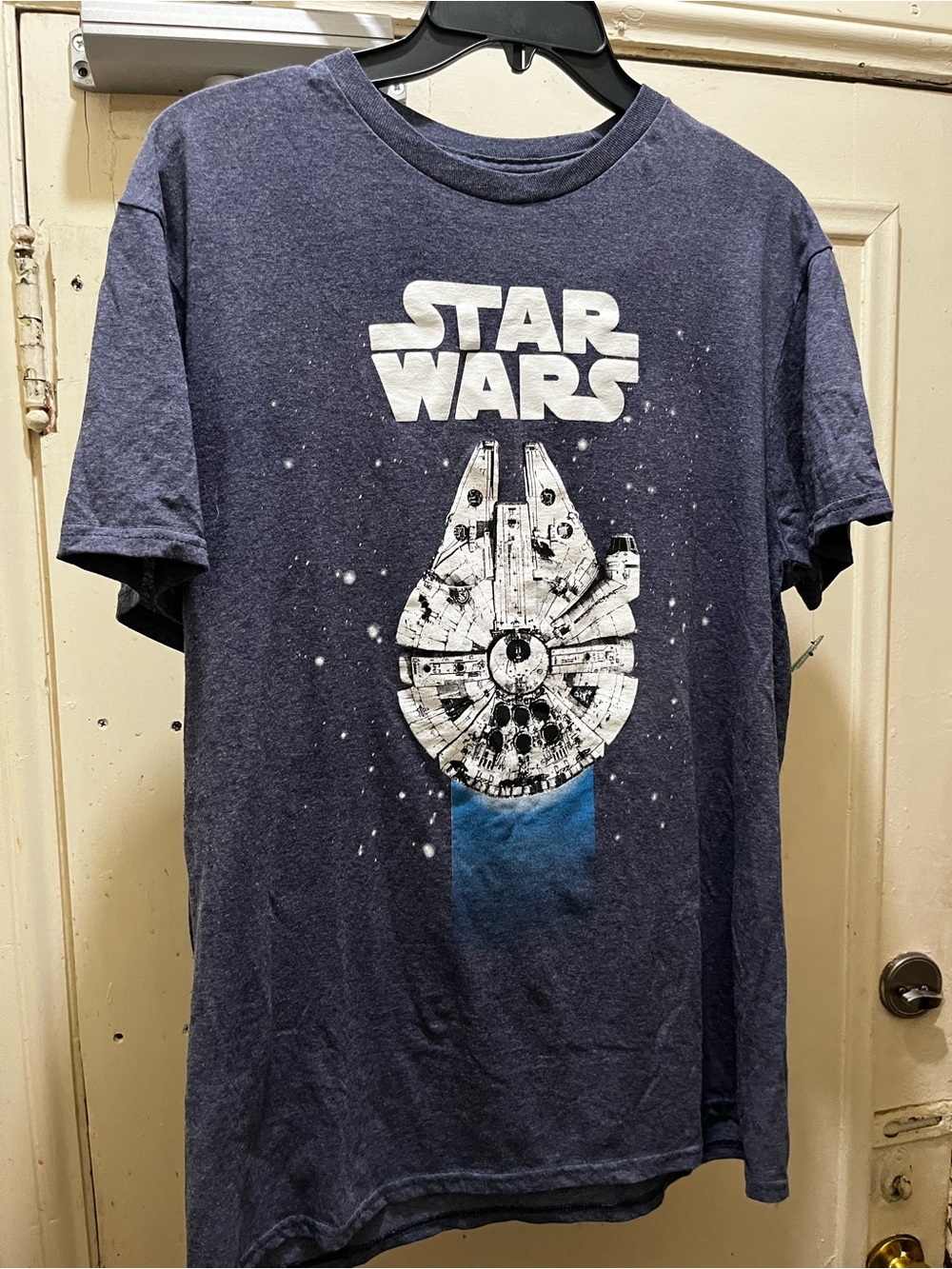 Star Wars Navy Blue Bold Logo Tee